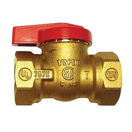 CANTERBURY  ENTERPRISES LLC Canterbury Enterprises SV.3-4 In Line 0.25 Turn Safety Gas ShutOff Valve 0.75 SV.3/4